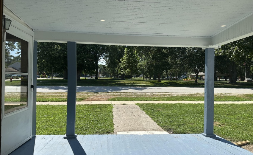Porch Looking At Park