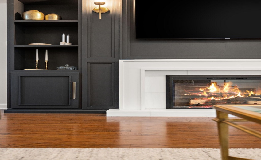 Built In's/Fireplace Living Room