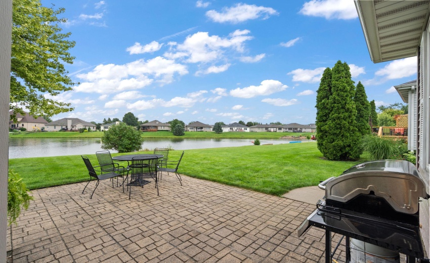 Backyard Pond View & Patio
