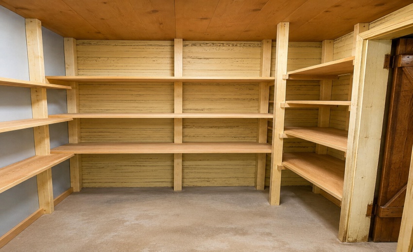 Basement storage closet -1