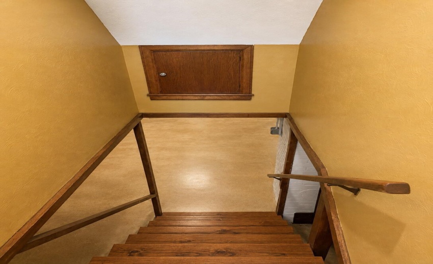 Backdoor entry to basement