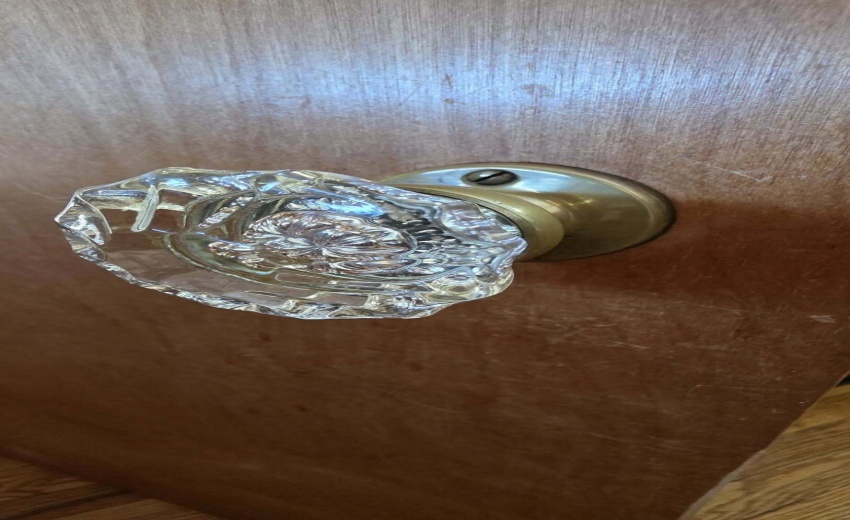 Original door knobs throughout home
