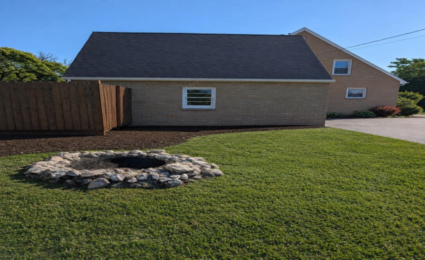 Garage side view