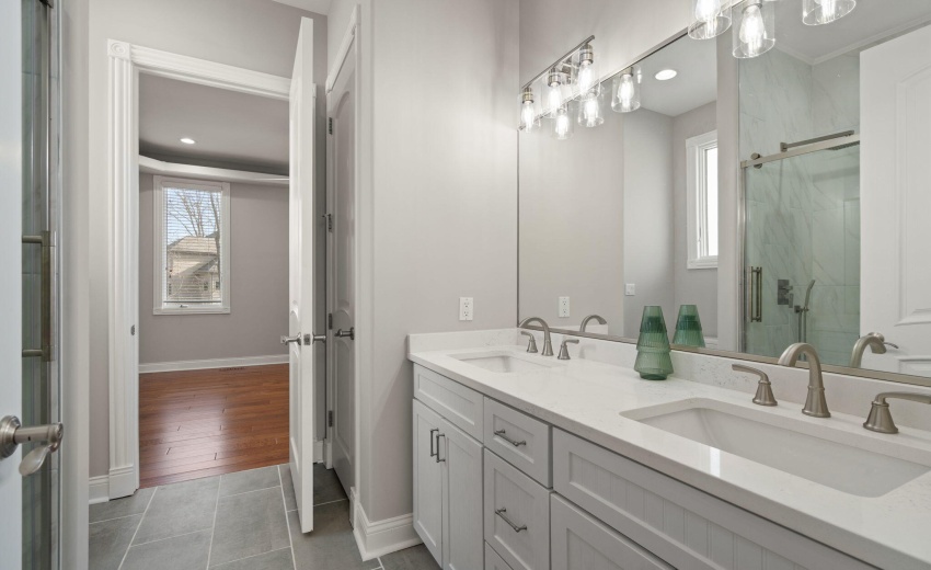 Remodeled Jack-n-Jill Bathroom
