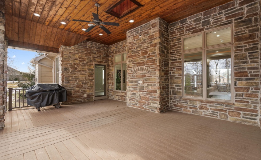 Covered Back Deck