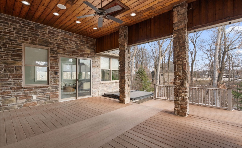 Covered Back Deck