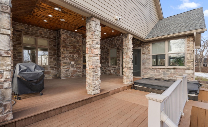 Covered Back Deck