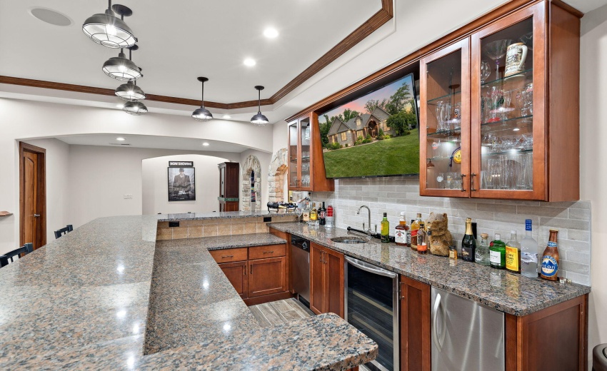 Basement Custom Bar