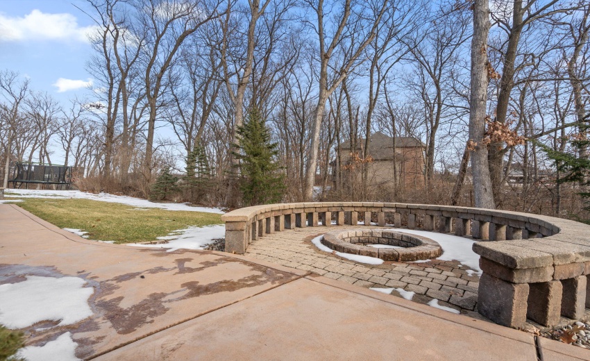 Lower Level Patio and Paver Fireplace
