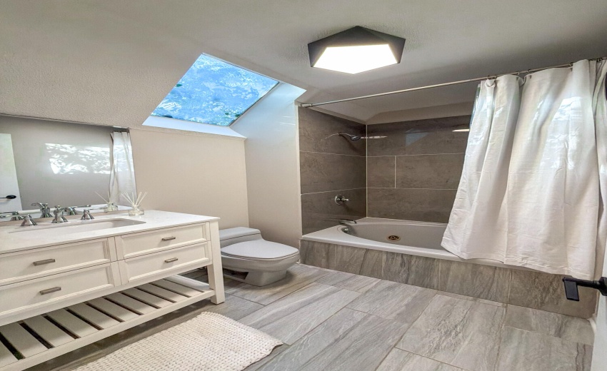 Updated primary bathroom