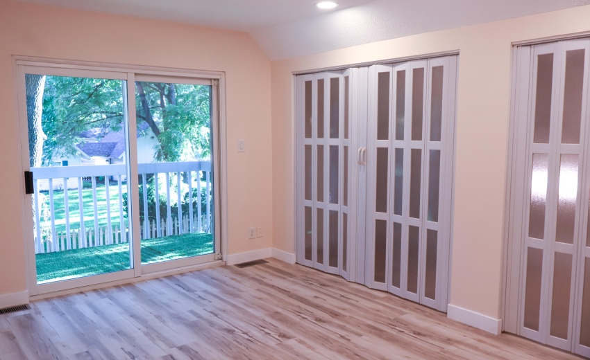 Primary Bedroom with private balcony