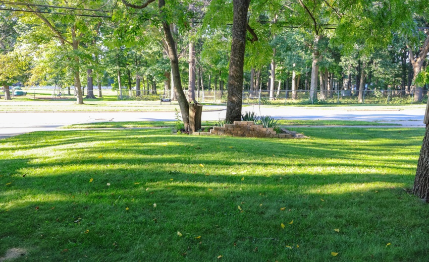 view from front yard