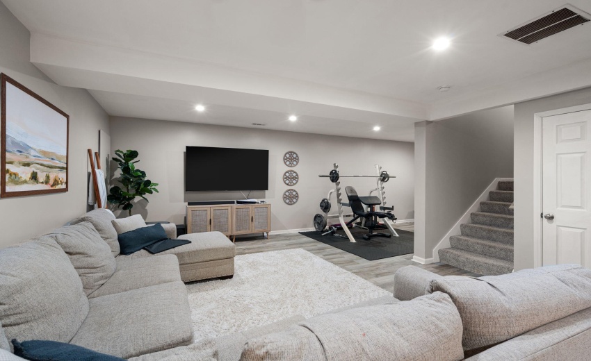 Finished basement