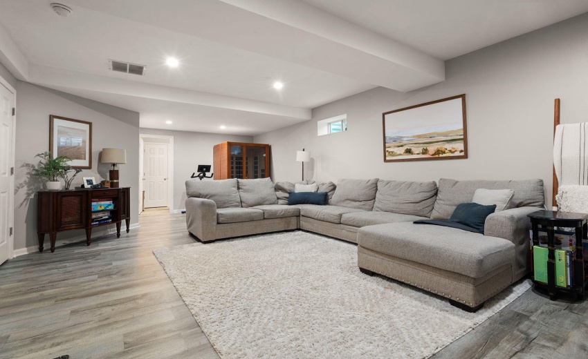 Finished basement