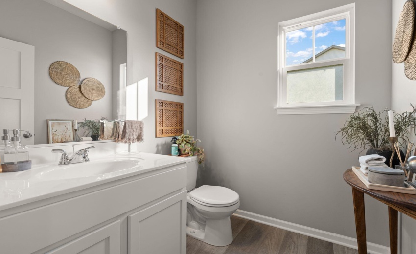 Main floor powder room