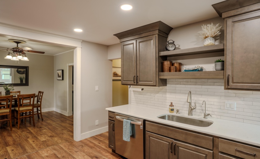 Kitchen into DR