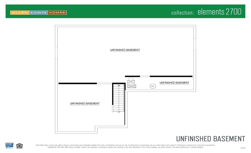Elements 2700 V8.0d Unfinished Basement