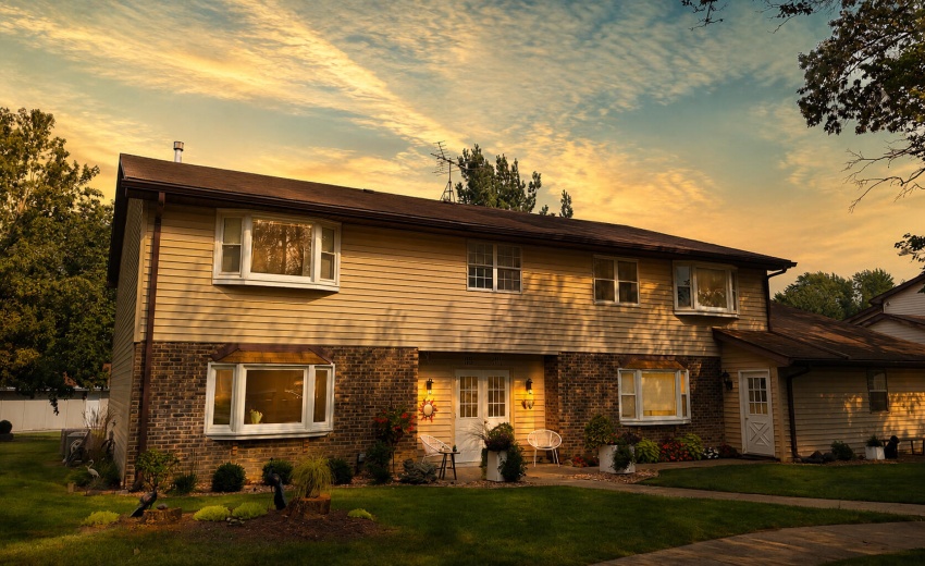 Front View Sunset