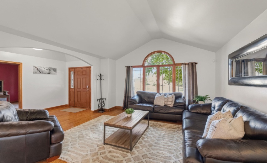 Bright Living Room with Hardwood Floors